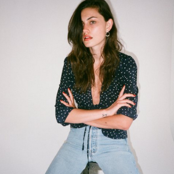 Realisation Par Tops - Classic Realisation Par Navy Star Bianca Top XS